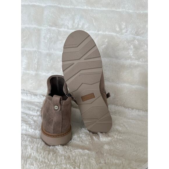 Dr. Scholl's Margo Women's Boots Mocha Taupe Fabric Size 7 Rubber Sole - Picture 5 of 5